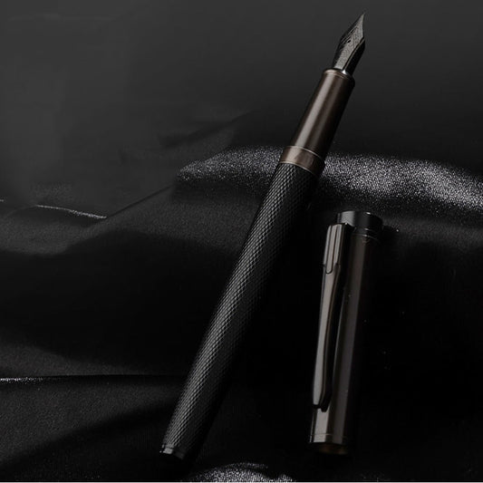 Black Forest Metal Titanium Black Extra Fine Nib Fountain Pen
