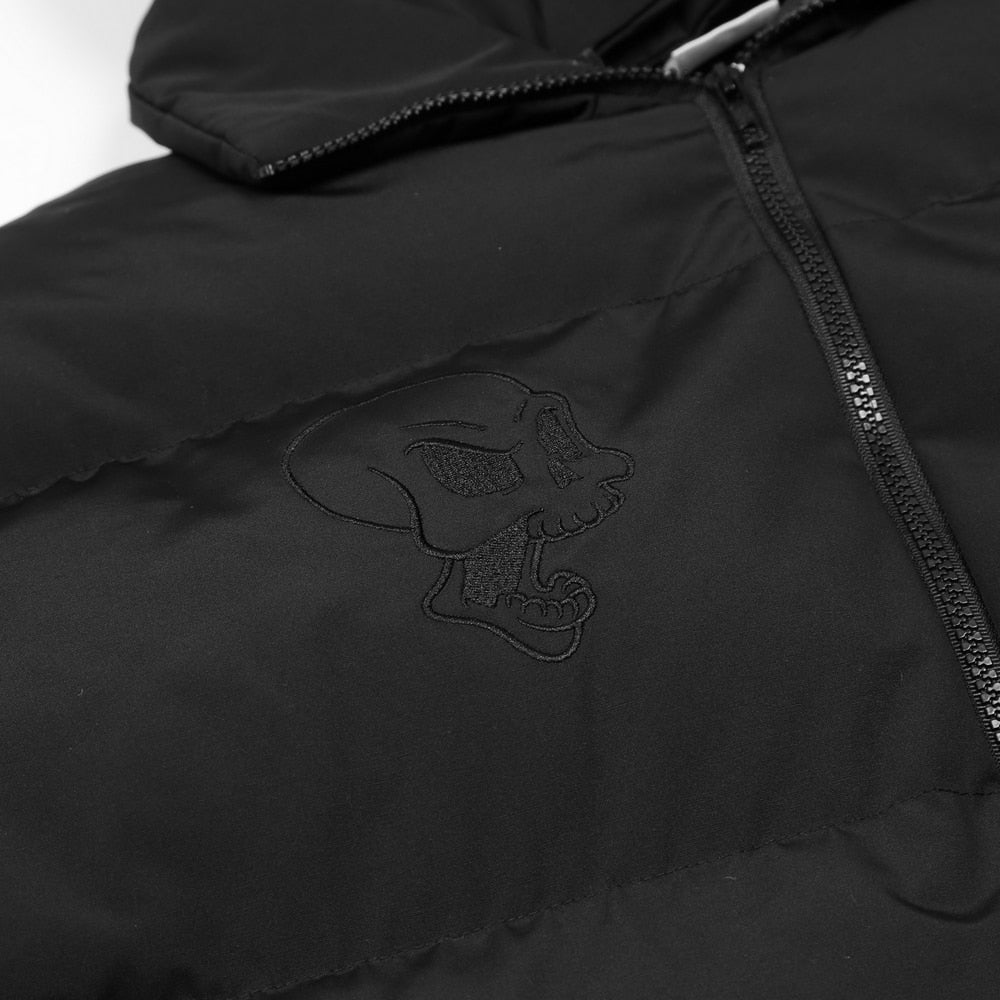 UrbanGroove Embroidered Skull Parka Jacket